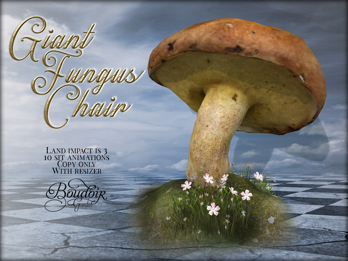 Boudoir Garden-Giant Fungus Chair
