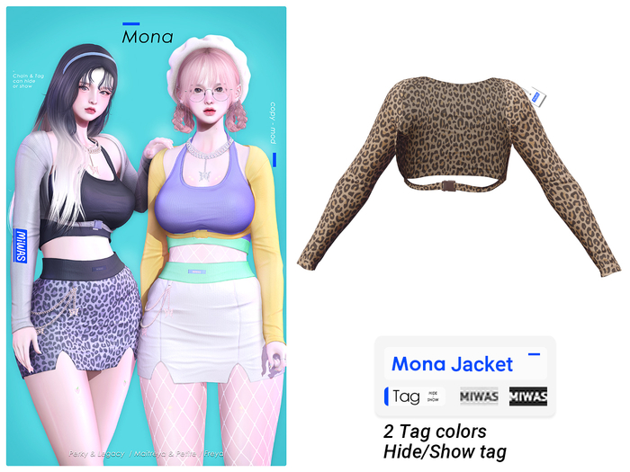 MIWAS / Mona Jacket #Leopard