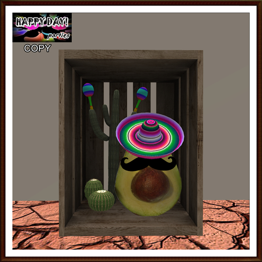 Mexico - Avocado on Decor Crate