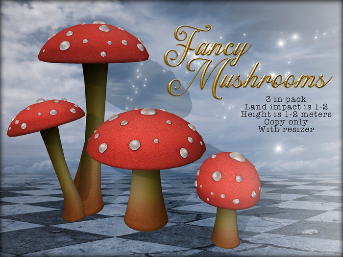 Boudoir Garden-Fancy Mushrooms