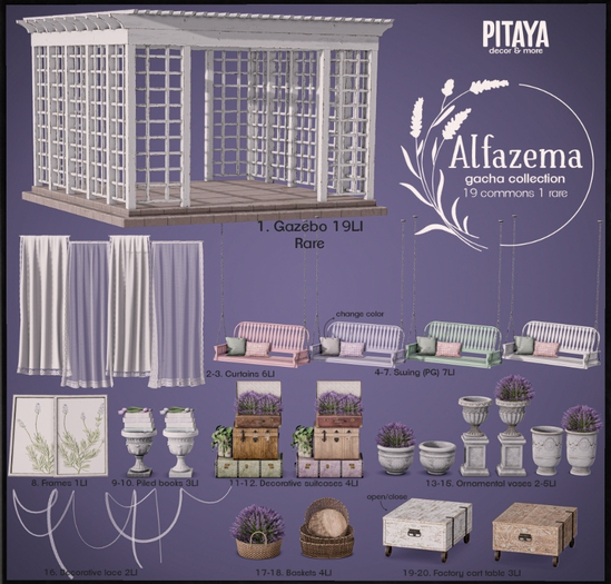 Pitaya - Alfazema - Baskets (empty)