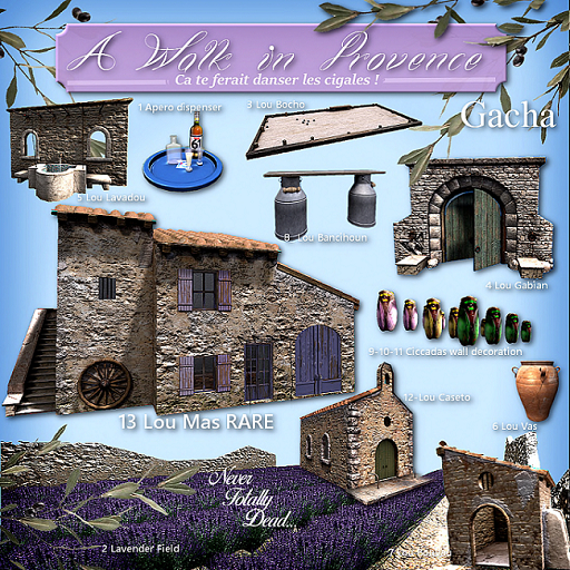 NTD - A Walk in Provence Full Set inc RARE