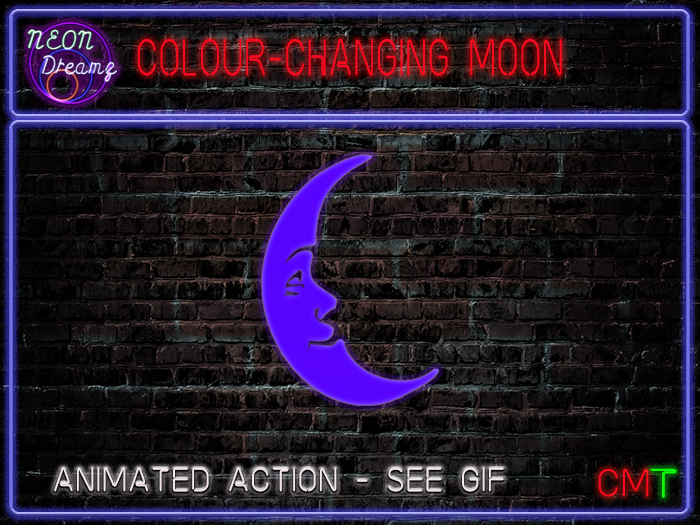 Neon Dreamz - Colour Cycling Moon
