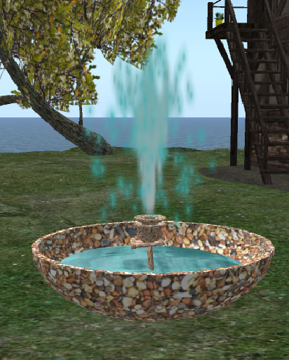 stone fountain