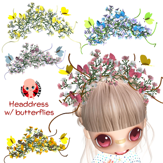 Chibit Headband Butterfly