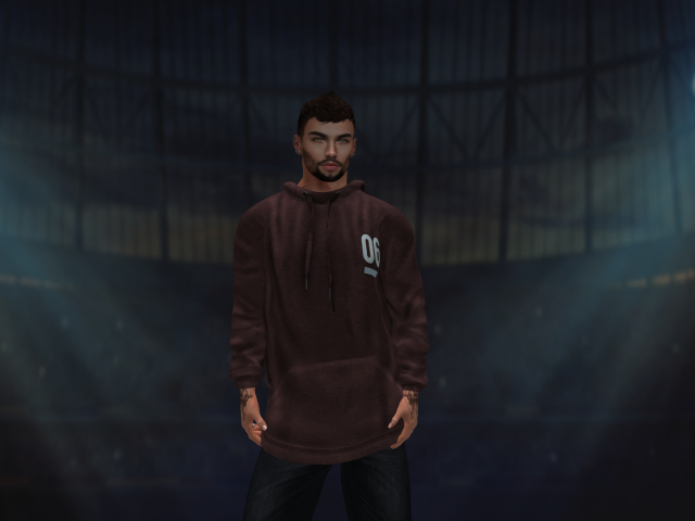 B.A.D. Bordo Hoodie