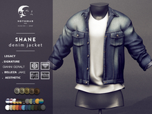 not so bad . mesh . SHANE denim jacket . bluewash