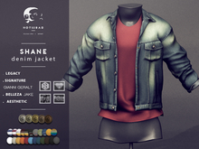 not so bad . mesh . SHANE denim jacket . dirty
