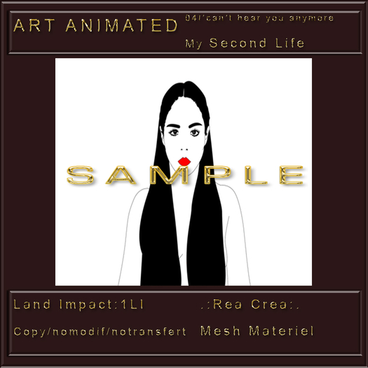 04.:Rea Crea:.My SL- I can't hear you anymore-Art Anim (add me)
