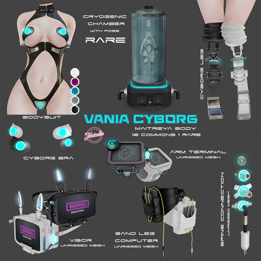 *Tentacio* Vania Cyborg. Legs black