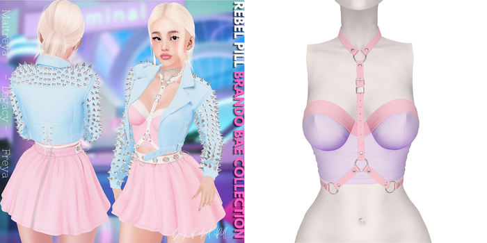 Rebelpill - Brando Bae Collection Top Purple