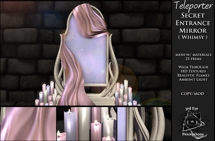 Hidden Entrance Mirror (Whimsy) Teleporter