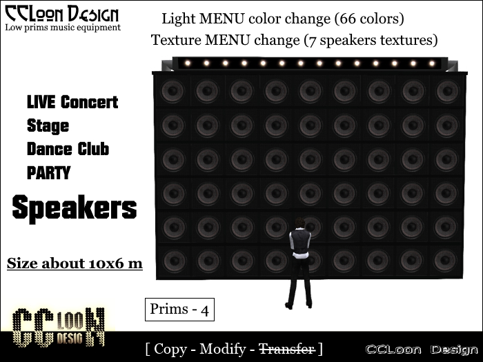 CCL Design - LIVE Concert Speakers 9x6 CCL01