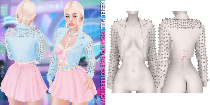 Rebelpill - Brando Bae Collection Jacket White