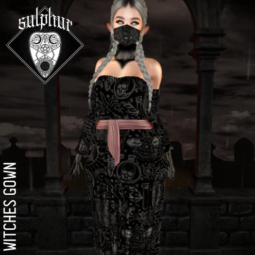+SULPHUR+ WITCHES GOWN ^THE SUMMONING^ 