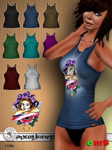 pixelworld Tank GREEN