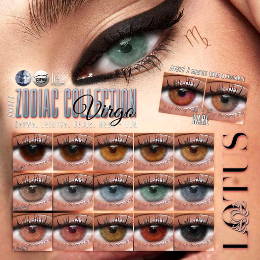 LOTUS. Virgo Eyes 17 RARE
