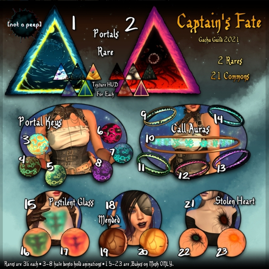 #16 [n.a.p] Captain's Fate - Pestilent Glass - Emerald VOUCHER