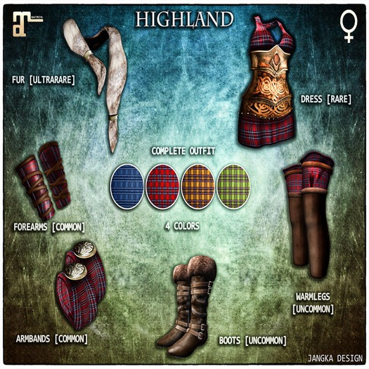 [JANGKA] HIGHLAND GREEN DRESS [Maitreya] BOX RARE