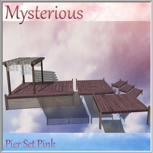 Mysterious~Pier Set  Pink Hud