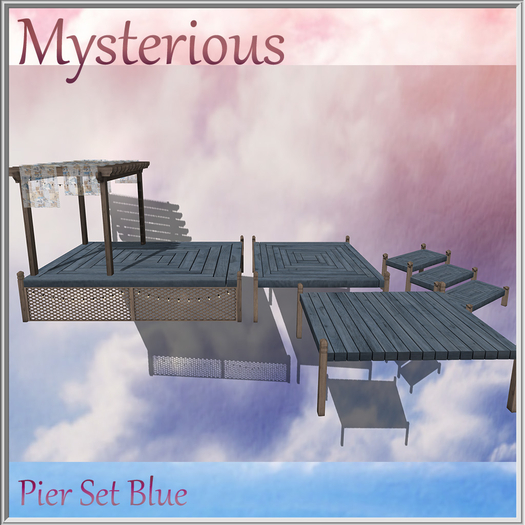 Mysterious~Pier Set Blue Hud