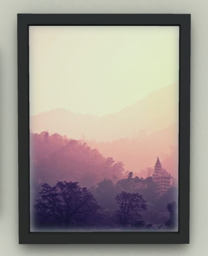 Coco Caline - Landscape (Black Frame)