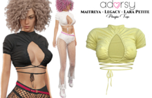 adorsy - Angie Top Yellow - Maitreya/Legacy/Lara Petite
