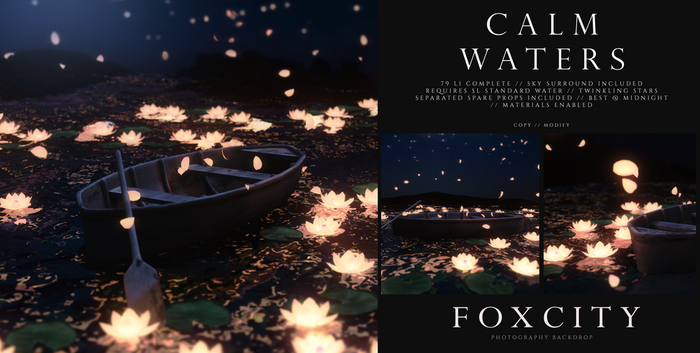 FOXCITY. Photo Booth - Calm Waters