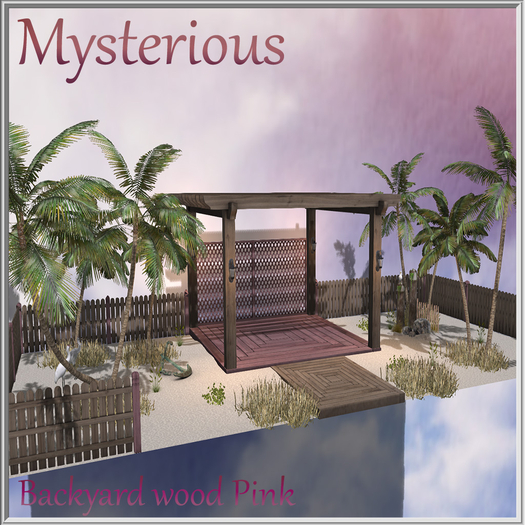 Mysterious~Backyard Wood Pink