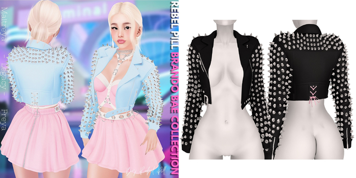 Rebelpill - Brando Bae Collection Jacket Black