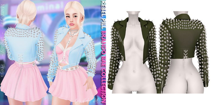 Rebelpill - Brando Bae Collection Jacket Army Green