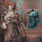 Valentina E. Tabitha Dress Teal