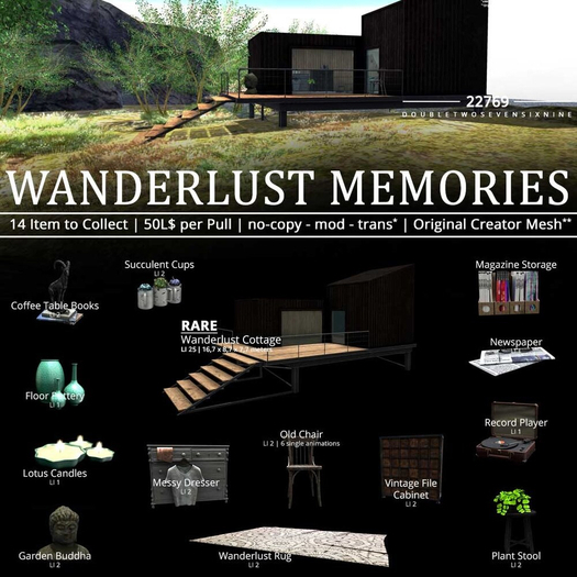 22769 - Wanderlust Cottage - RARE