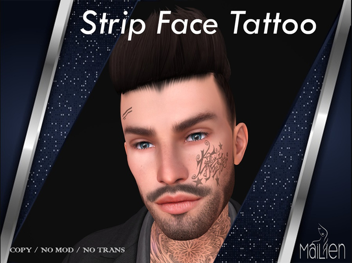 Mailien - Strip Face Tattoo