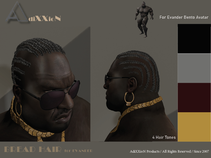 Evander Braid Hair DEMO