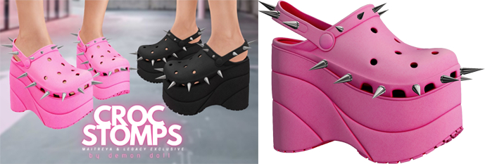 Demon Doll - Croc Stomps Barbie Pink