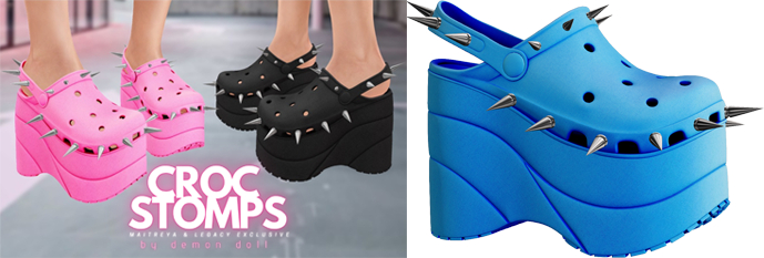 Demon Doll - Croc Stomps Cute Blue