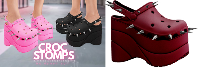 Demon Doll - Croc Stomps Fire Red