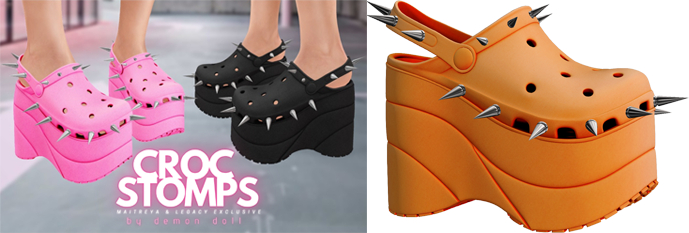 Demon Doll - Croc Stomps Orange