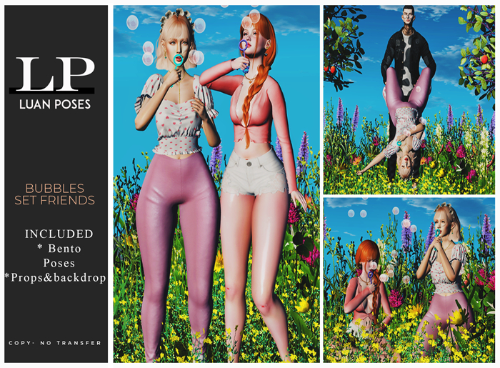 L/P BUBBLE SET FRIENDS REZZ