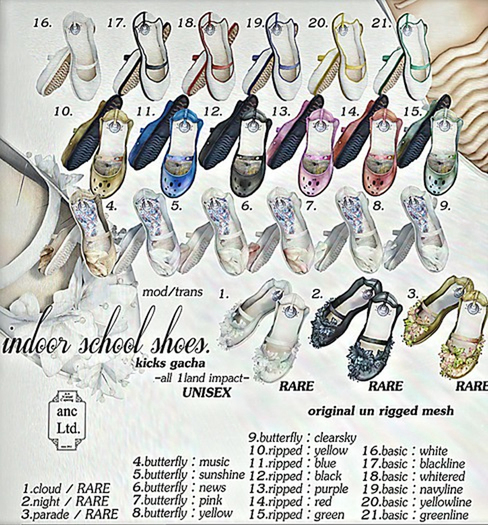 {anc} schoolshoes / butterfly : music;