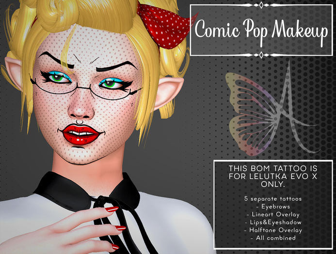 [ .A. ] Comic Pop Makeup ( M/F Evo X )