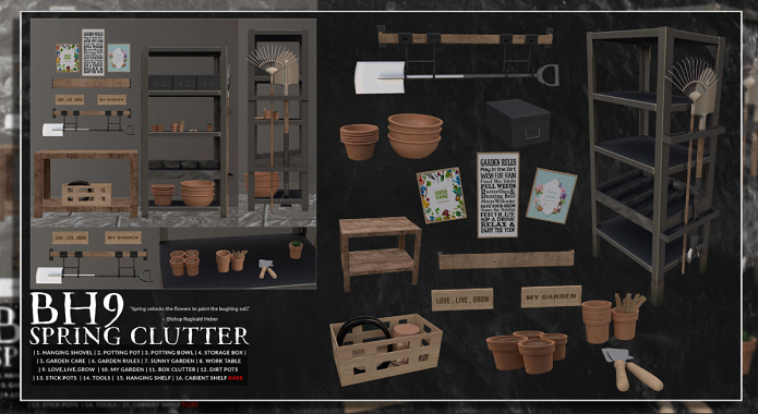 [BH9] Spring Clutter Full Set inc RARE