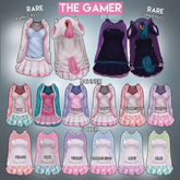 Foxes - The Gamer - Sparkle Puss - Med - RARE