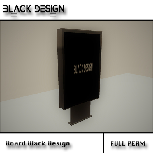 Board Black Design FULL PERM