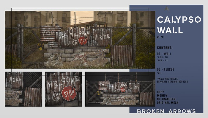 BROKEN ARROWS - Calypso Wall