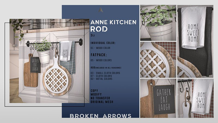 BROKEN ARROWS - Anne Kitchen - Rod - FATPACK