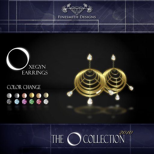 Ocollection Oxygen earrings color set