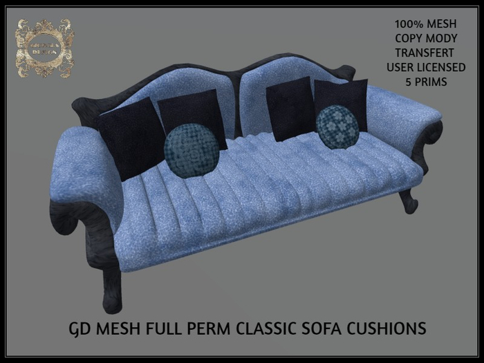 GD MESH FULL PERM CLASSIC SOFA CUSHIONS
