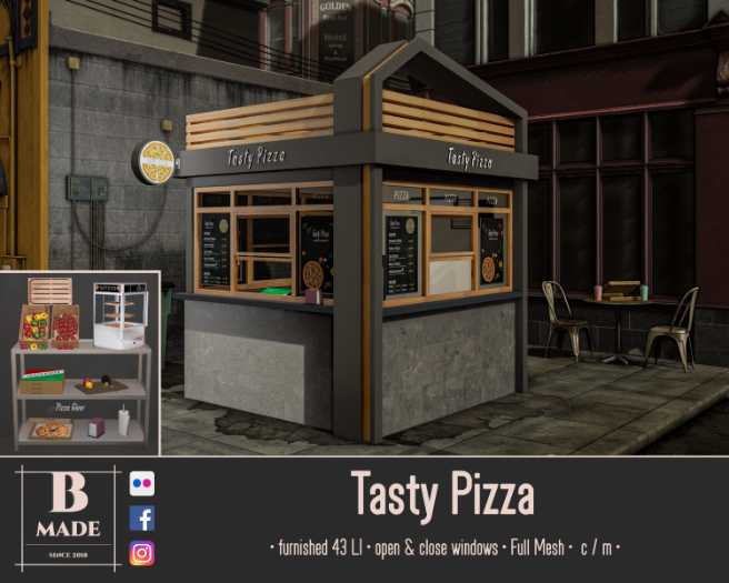 B-Made Tasty Pizza Fullset